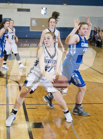Thumbnail 2 in St. Croix Falls vs. Cameron (WIAA D4 2nd Round Playoff) photogallery.