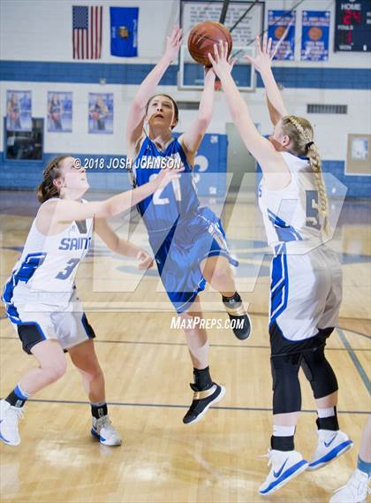 Thumbnail 1 in St. Croix Falls vs. Cameron (WIAA D4 2nd Round Playoff) photogallery.