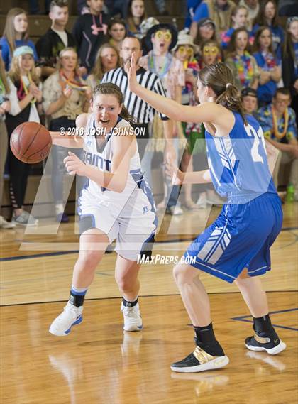 Thumbnail 3 in St. Croix Falls vs. Cameron (WIAA D4 2nd Round Playoff) photogallery.
