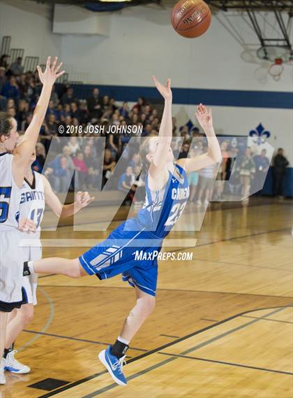 Thumbnail 1 in St. Croix Falls vs. Cameron (WIAA D4 2nd Round Playoff) photogallery.
