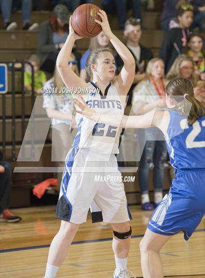 Thumbnail 2 in St. Croix Falls vs. Cameron (WIAA D4 2nd Round Playoff) photogallery.