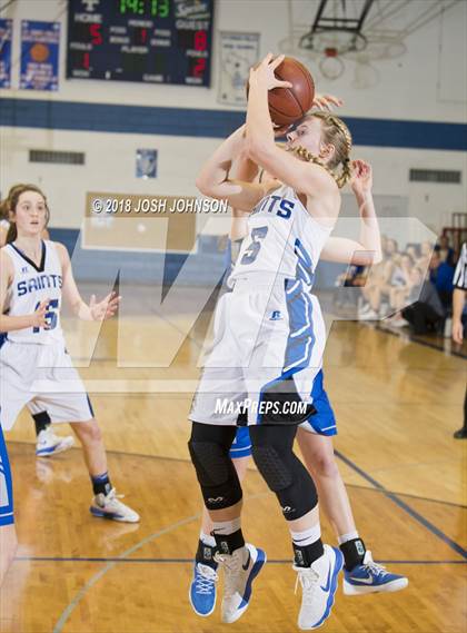 Thumbnail 1 in St. Croix Falls vs. Cameron (WIAA D4 2nd Round Playoff) photogallery.