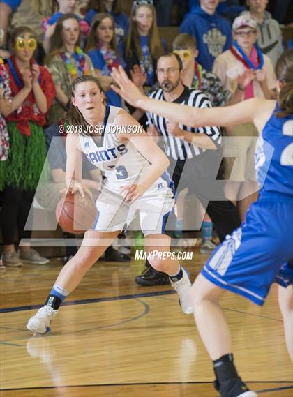 Thumbnail 2 in St. Croix Falls vs. Cameron (WIAA D4 2nd Round Playoff) photogallery.