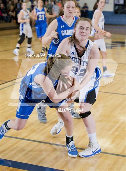 Thumbnail 1 in St. Croix Falls vs. Cameron (WIAA D4 2nd Round Playoff) photogallery.