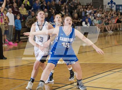 Thumbnail 3 in St. Croix Falls vs. Cameron (WIAA D4 2nd Round Playoff) photogallery.
