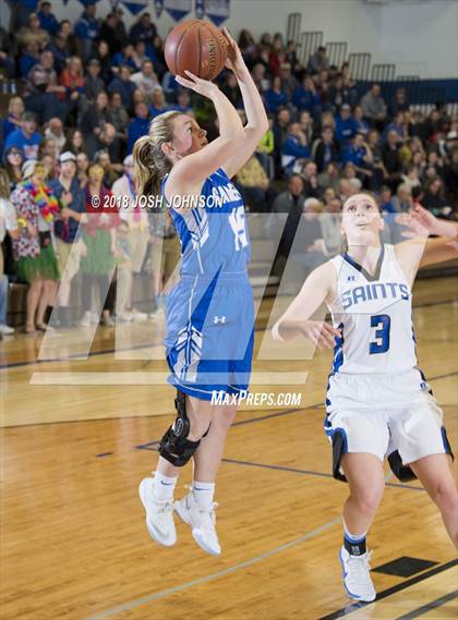 Thumbnail 1 in St. Croix Falls vs. Cameron (WIAA D4 2nd Round Playoff) photogallery.