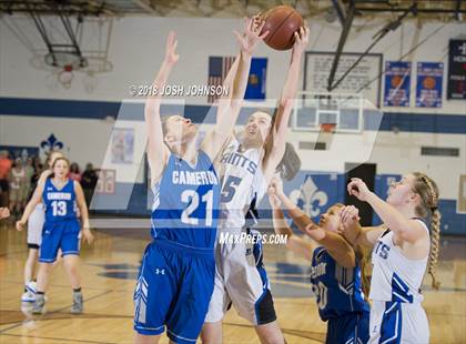 Thumbnail 3 in St. Croix Falls vs. Cameron (WIAA D4 2nd Round Playoff) photogallery.