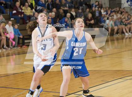Thumbnail 2 in St. Croix Falls vs. Cameron (WIAA D4 2nd Round Playoff) photogallery.