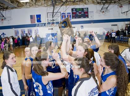 Thumbnail 3 in St. Croix Falls vs. Cameron (WIAA D4 2nd Round Playoff) photogallery.