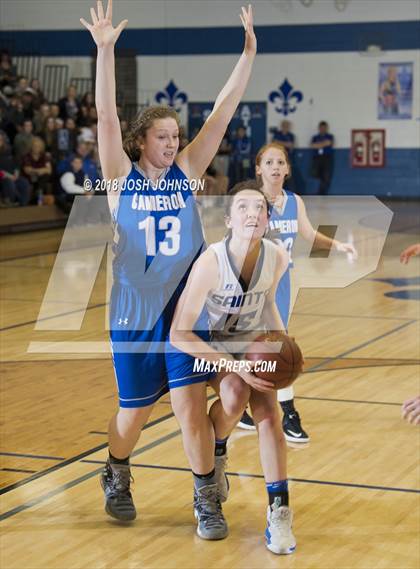 Thumbnail 1 in St. Croix Falls vs. Cameron (WIAA D4 2nd Round Playoff) photogallery.