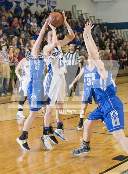 Thumbnail 3 in St. Croix Falls vs. Cameron (WIAA D4 2nd Round Playoff) photogallery.