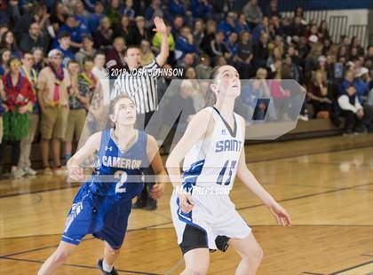 Thumbnail 3 in St. Croix Falls vs. Cameron (WIAA D4 2nd Round Playoff) photogallery.