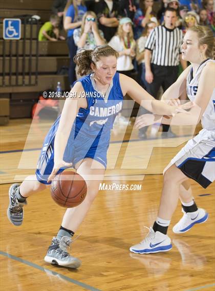 Thumbnail 1 in St. Croix Falls vs. Cameron (WIAA D4 2nd Round Playoff) photogallery.