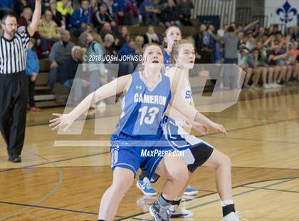 Thumbnail 2 in St. Croix Falls vs. Cameron (WIAA D4 2nd Round Playoff) photogallery.
