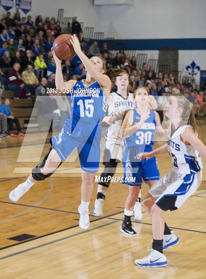 Thumbnail 1 in St. Croix Falls vs. Cameron (WIAA D4 2nd Round Playoff) photogallery.