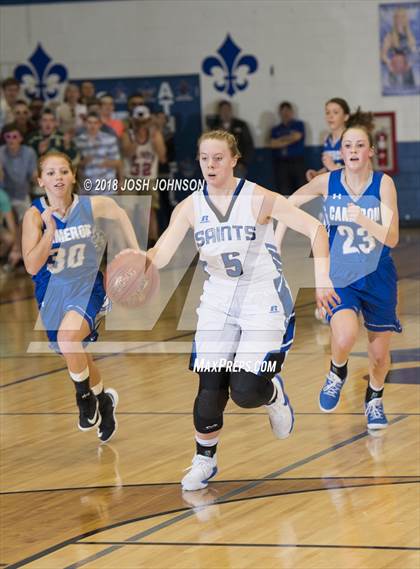 Thumbnail 1 in St. Croix Falls vs. Cameron (WIAA D4 2nd Round Playoff) photogallery.
