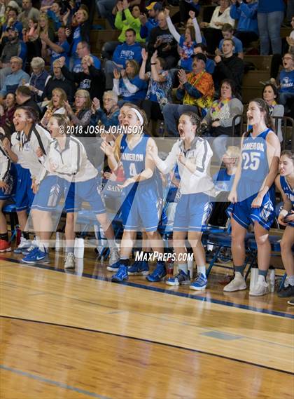 Thumbnail 1 in St. Croix Falls vs. Cameron (WIAA D4 2nd Round Playoff) photogallery.