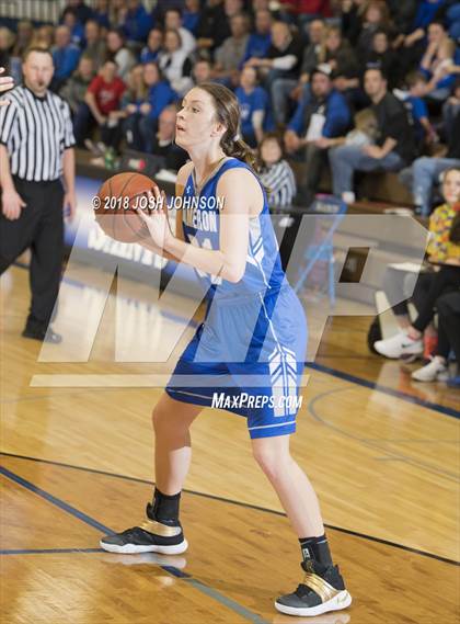 Thumbnail 3 in St. Croix Falls vs. Cameron (WIAA D4 2nd Round Playoff) photogallery.