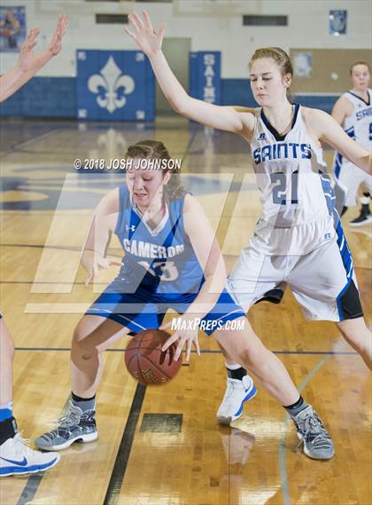 Thumbnail 1 in St. Croix Falls vs. Cameron (WIAA D4 2nd Round Playoff) photogallery.