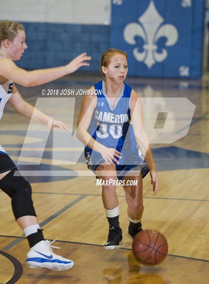 Thumbnail 3 in St. Croix Falls vs. Cameron (WIAA D4 2nd Round Playoff) photogallery.