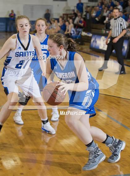 Thumbnail 1 in St. Croix Falls vs. Cameron (WIAA D4 2nd Round Playoff) photogallery.