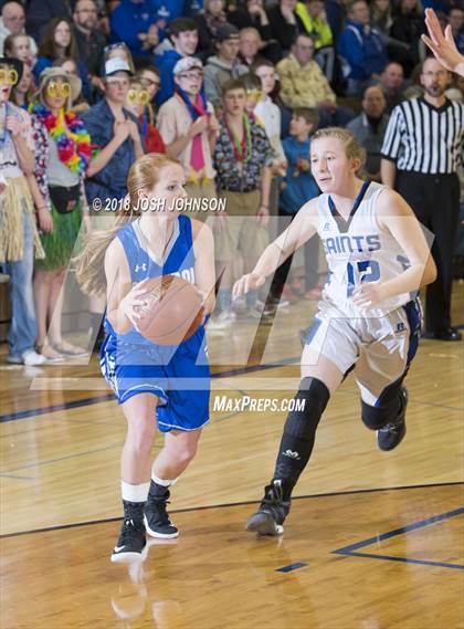 Thumbnail 3 in St. Croix Falls vs. Cameron (WIAA D4 2nd Round Playoff) photogallery.