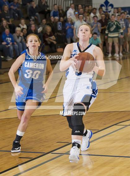 Thumbnail 2 in St. Croix Falls vs. Cameron (WIAA D4 2nd Round Playoff) photogallery.