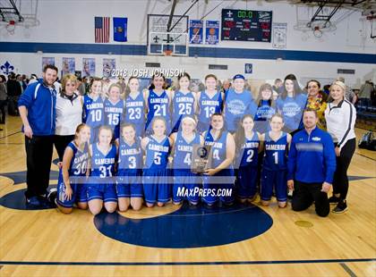 Thumbnail 3 in St. Croix Falls vs. Cameron (WIAA D4 2nd Round Playoff) photogallery.