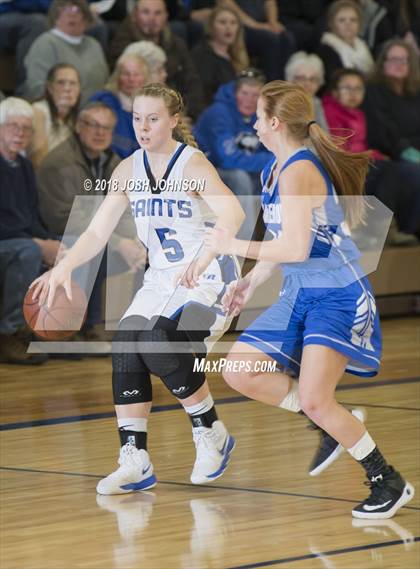 Thumbnail 3 in St. Croix Falls vs. Cameron (WIAA D4 2nd Round Playoff) photogallery.