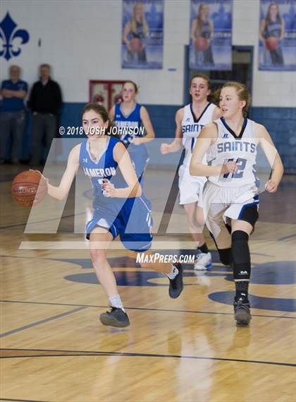 Thumbnail 1 in St. Croix Falls vs. Cameron (WIAA D4 2nd Round Playoff) photogallery.