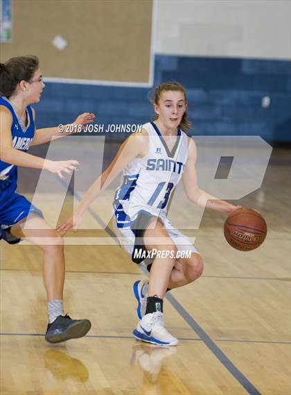 Thumbnail 3 in St. Croix Falls vs. Cameron (WIAA D4 2nd Round Playoff) photogallery.