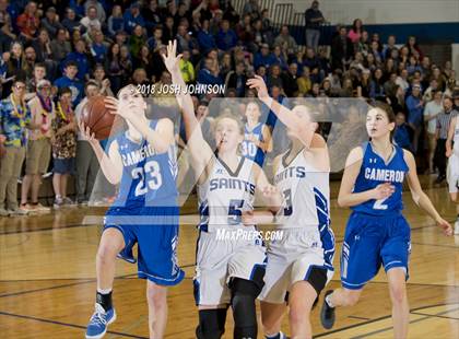 Thumbnail 1 in St. Croix Falls vs. Cameron (WIAA D4 2nd Round Playoff) photogallery.