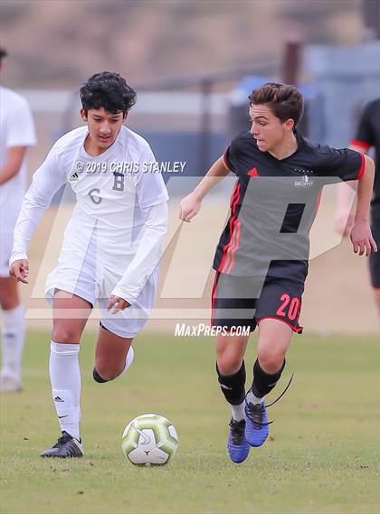 Thumbnail 3 in Brophy College Prep vs. St. John Bosco (Arizona Soccer Showcase) photogallery.