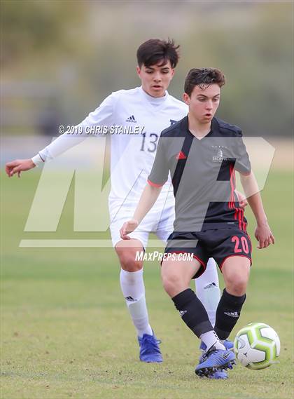 Thumbnail 1 in Brophy College Prep vs. St. John Bosco (Arizona Soccer Showcase) photogallery.