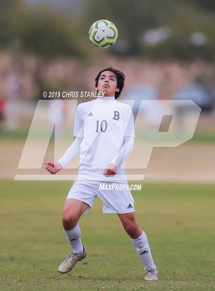 Thumbnail 3 in Brophy College Prep vs. St. John Bosco (Arizona Soccer Showcase) photogallery.