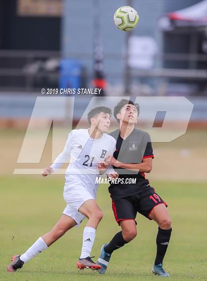 Thumbnail 2 in Brophy College Prep vs. St. John Bosco (Arizona Soccer Showcase) photogallery.