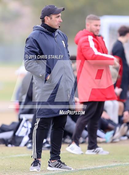 Thumbnail 2 in Brophy College Prep vs. St. John Bosco (Arizona Soccer Showcase) photogallery.