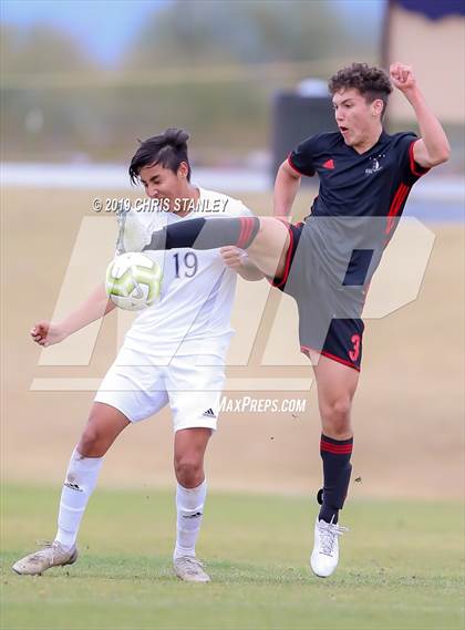 Thumbnail 1 in Brophy College Prep vs. St. John Bosco (Arizona Soccer Showcase) photogallery.