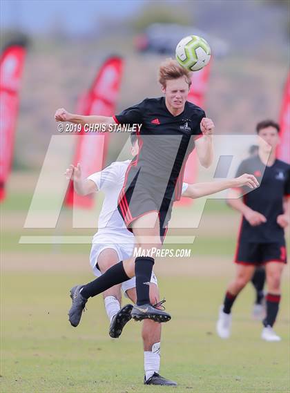 Thumbnail 2 in Brophy College Prep vs. St. John Bosco (Arizona Soccer Showcase) photogallery.
