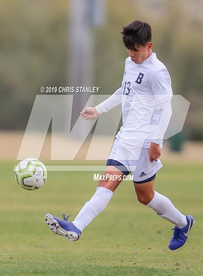 Thumbnail 3 in Brophy College Prep vs. St. John Bosco (Arizona Soccer Showcase) photogallery.