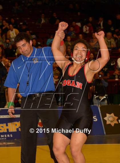 Thumbnail 3 in CIF State Girls Wrestling Championships (Finals & Awards) photogallery.