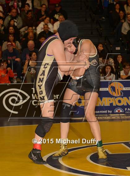 Thumbnail 1 in CIF State Girls Wrestling Championships (Finals & Awards) photogallery.