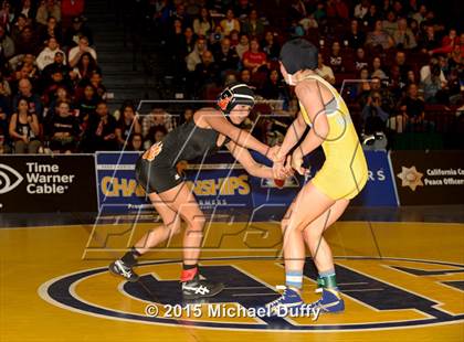 Thumbnail 1 in CIF State Girls Wrestling Championships (Finals & Awards) photogallery.