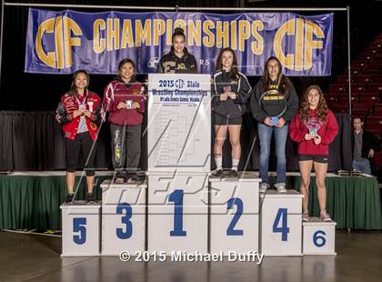 Thumbnail 1 in CIF State Girls Wrestling Championships (Finals & Awards) photogallery.