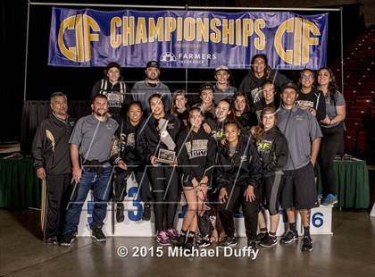 Thumbnail 3 in CIF State Girls Wrestling Championships (Finals & Awards) photogallery.