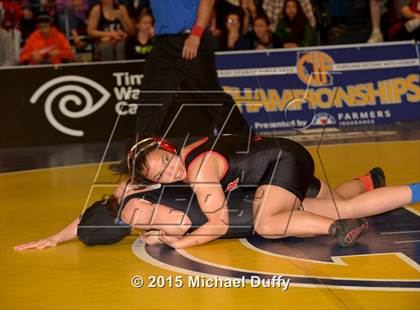 Thumbnail 2 in CIF State Girls Wrestling Championships (Finals & Awards) photogallery.