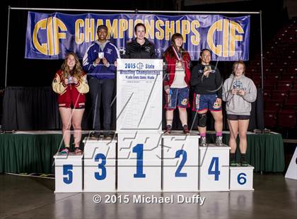 Thumbnail 1 in CIF State Girls Wrestling Championships (Finals & Awards) photogallery.