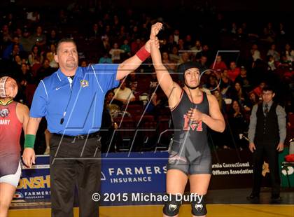 Thumbnail 1 in CIF State Girls Wrestling Championships (Finals & Awards) photogallery.