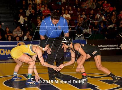 Thumbnail 2 in CIF State Girls Wrestling Championships (Finals & Awards) photogallery.