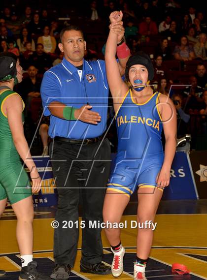 Thumbnail 2 in CIF State Girls Wrestling Championships (Finals & Awards) photogallery.